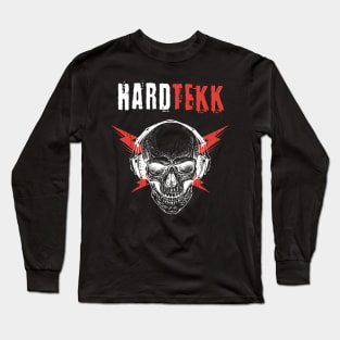 HardTek Skull Tekno 23 Long Sleeve T-Shirt